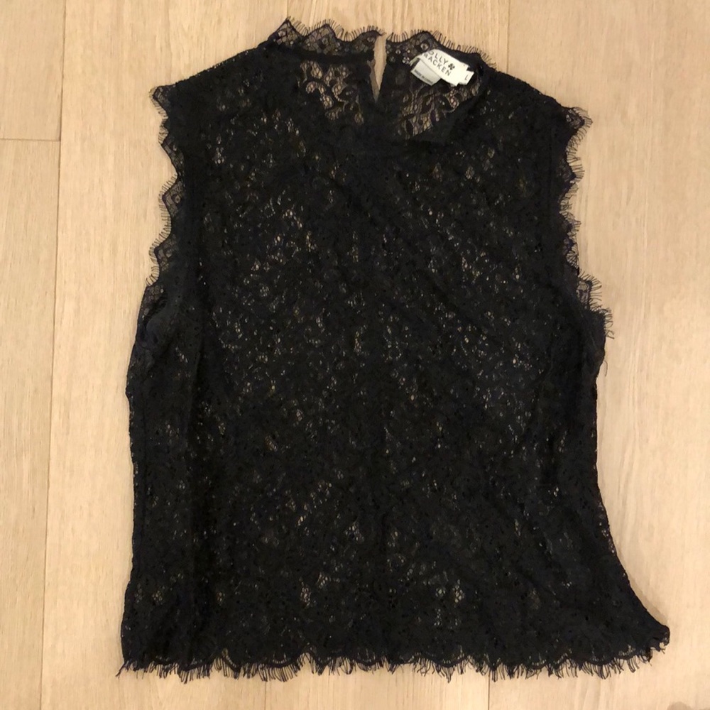 Black Lace Molly Bracken Top